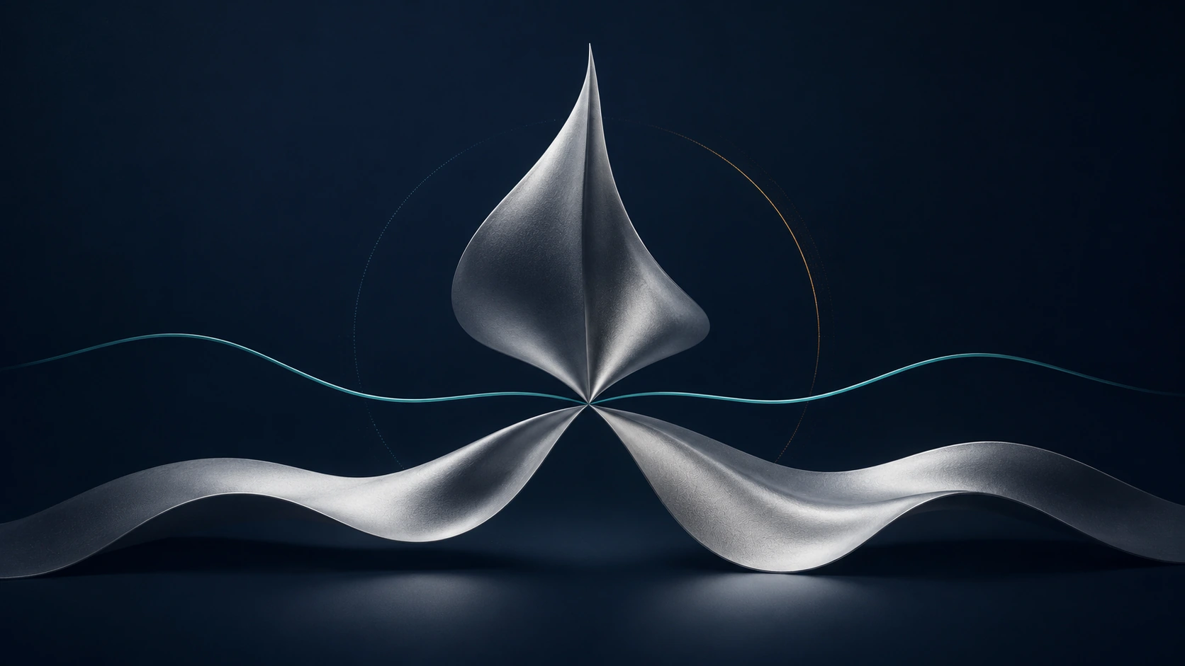 Abstract form representing pelvic floor control and coordination for men